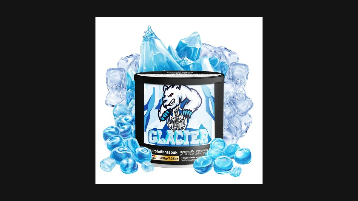 187 Tobacco の Glacier 200g の缶（出典: 187tobacco.com）