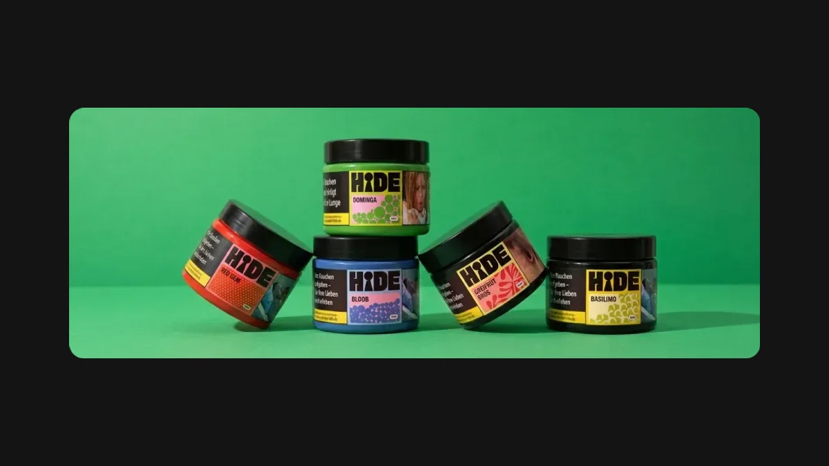 HIDE の製品ビジュアル（出典: hide-tobacco.com）