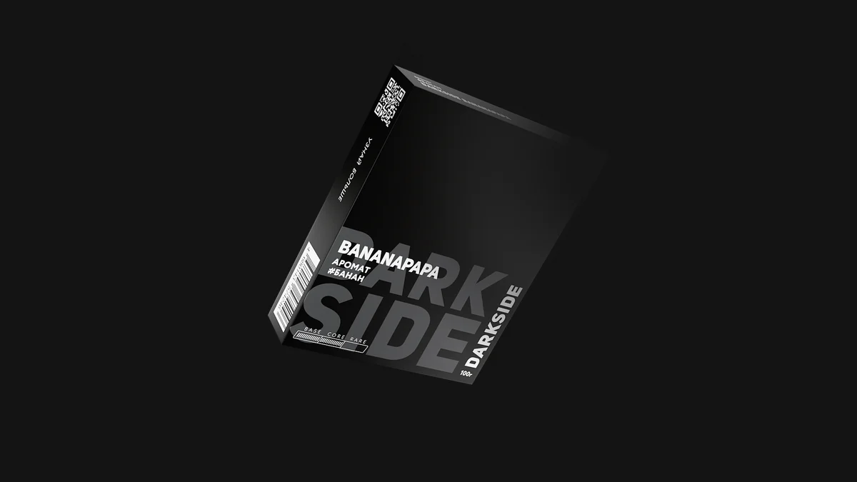 DARKSIDE の 100g パッケージ。BANANAPAPA（出典: trythedarkside.com）